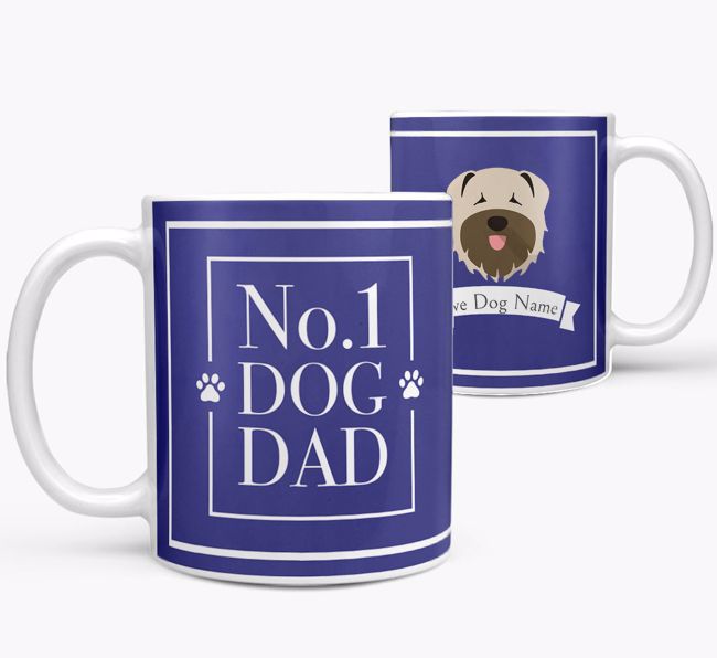 Personalised 'No.1 Dad' Mug from your {breedFullName}